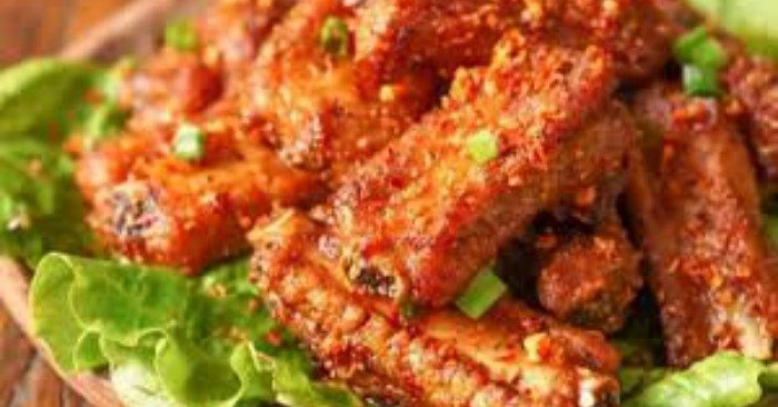 trời se lạnh làm món sườn xóc tỏi ớt cho cả nhà thích mê