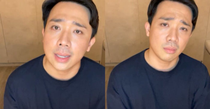 Trấn Thành livestream đính chính câu nói "xem Bố Già vì có vấn đề tâm lý"