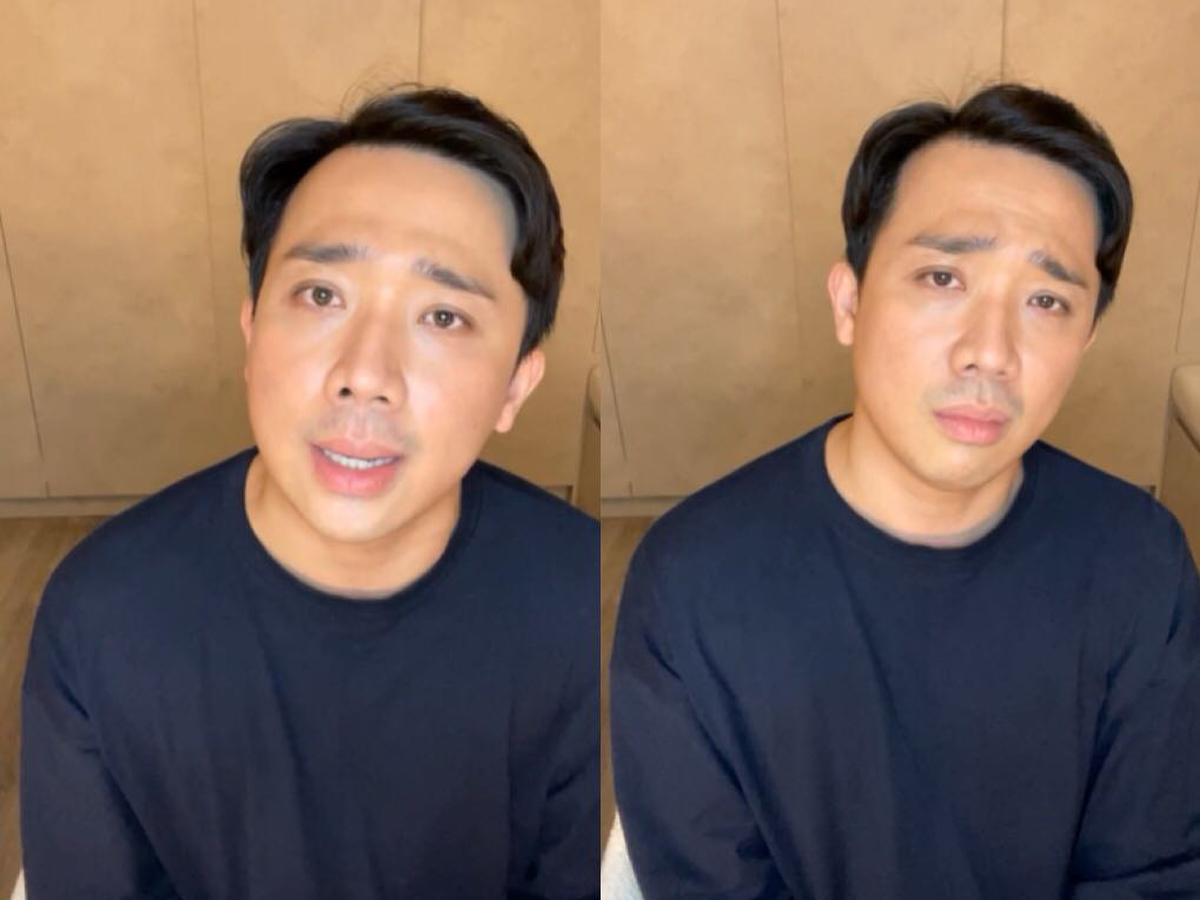 Trấn Thành livestream đính chính câu nói "xem Bố Già vì có vấn đề tâm lý"