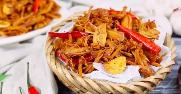 Cách làm khô gà sấy bơ tỏi thơm ngon