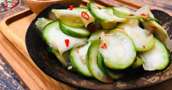 Cách muối xổi cà bát thơm ngon giòn chuẩn vị