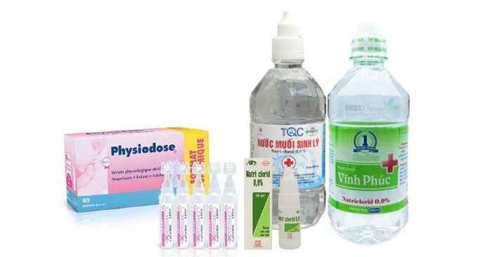 Nước muối sinh lý có thể loại bỏ các chất nhờn trên da