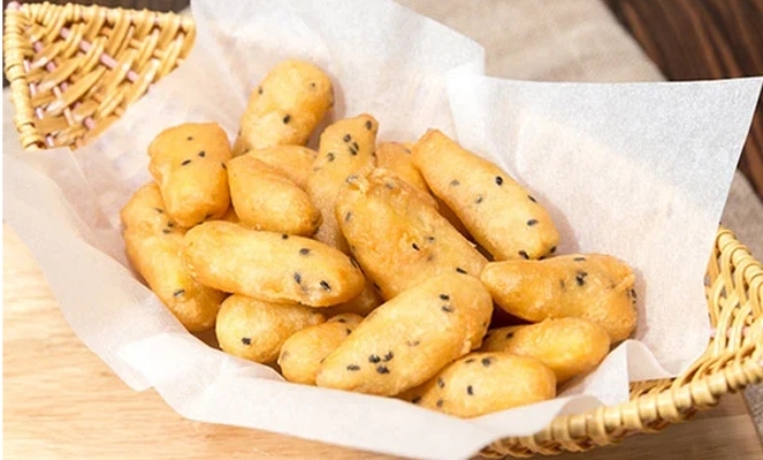 Cách làm khoai lang kén chiên giòn chuẩn vị