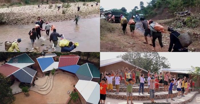 Ngôi trường tuyệt đẹp ở Sơn La được xây từ sỏi