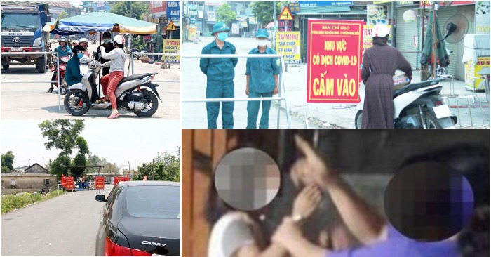 Năm người ở xã Phong An đã băng đường ruộng đi vào khu vực xã Phong Hiền (huyện Phong Điền, Thừa Thiên Huế) - nơi đang bị phong tỏa vì COVID-19 - để… đánh ghen.
