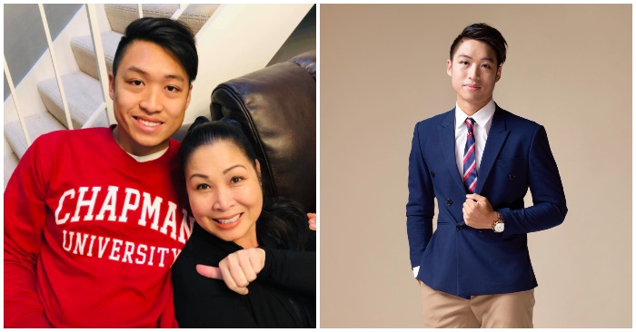 NSND Hồng Vân hạnh phúc với những thành quả mà con trai Khôi Nguyên đã đạt được (ảnh facebook nhân vật).