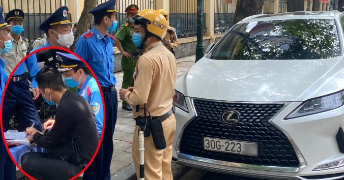 Đỗ xe Lexus sai, tài xế thách thức ‘biết xe của ai không mà cấm đỗ?’