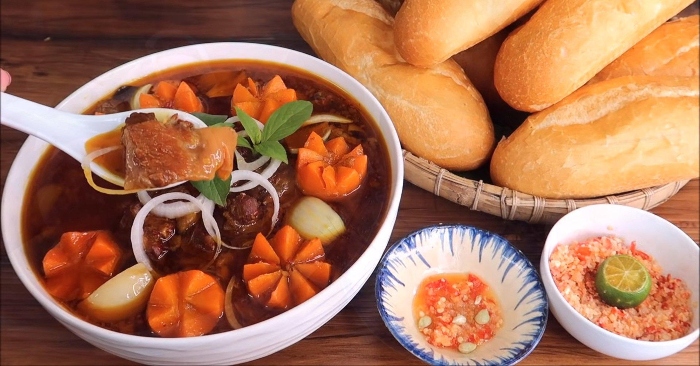 gân bò hầm nước dừa, ăn gì đây, danh sách, ít béo, tốt cho sức khỏe, hay nhất, các món, sách.