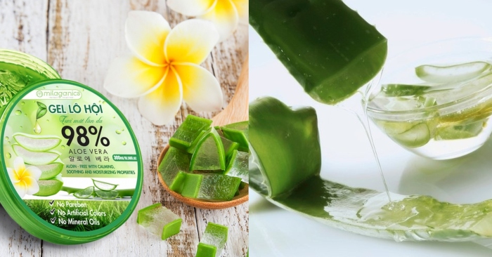 Gel nha đam là gì? Ở bên trong lá của cây nha đam có một lớp dung dịch đặc, nhớt, màu trong suốt; khi tách lấy lớp dung dịch đặc này, ta sẽ thu được một chất gọi gel nha đam.
