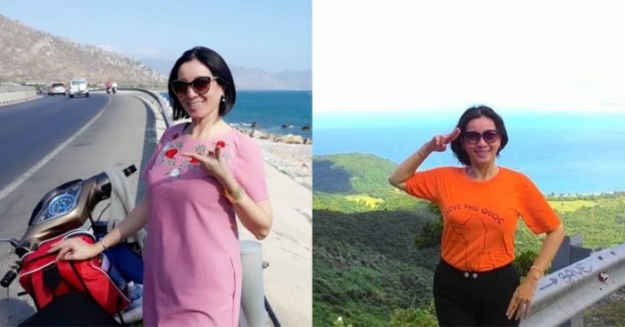 Hành trình xuyên Việt ba lần bằng xe máy của người phụ nữ U60