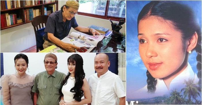 Lê Cung Bắc (đội mũ, trong tư gia của ông ở quận 10) - người góp phần rất lớn làm tên tuổi bộ phim Người đẹp Tây Đô