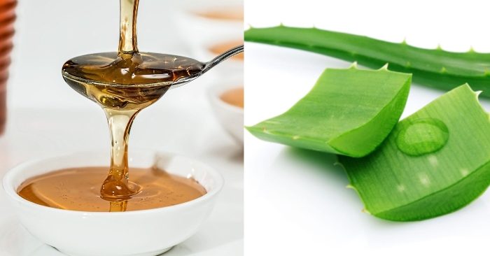 Những dưỡng chất có trong nha đam mật ong và rượu, khi kết hợp với nhau sẽ tạo ra hỗn hợp có tác dụng điều trị bệnh và làm đẹp hiệu quả.