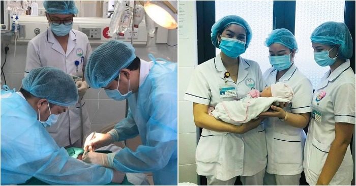 Sau ca phẫu thuật và môt sinh, cháu bé và mẹ đã có những tiến triển rất khả qua