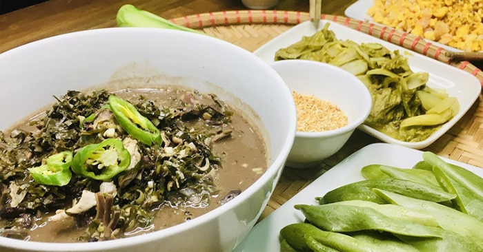 Cách nấu canh lá đắng với lòng lợn đặc sản của người Thanh Hóa, chuẩn vị, chuẩn vị, bữa cơm.