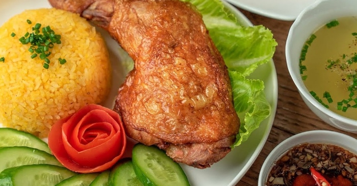 Cach lam com chien ga xoi mo; hàng ngày; lạ miệng; mon an hang ngay; đơn giản; nhung mon don gian.