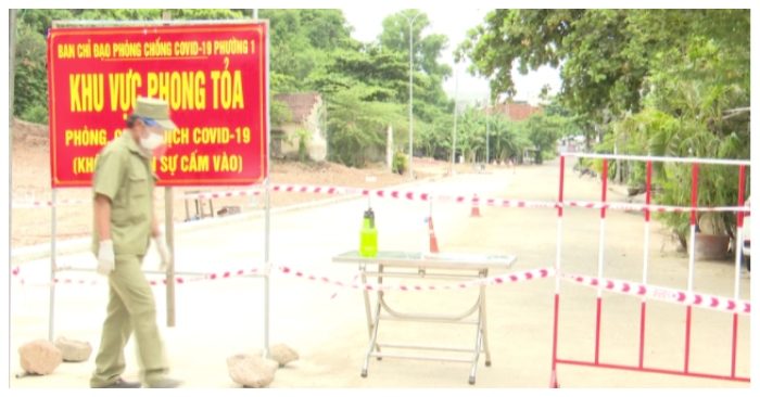 Nhiều chốt phong tỏa được thực hiện tại tỉnh Phú Yên.